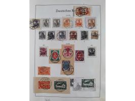 1872/1966, gestempelte und postfrische/ungebrauchte alte Sammlung in zwei Vordruckalben, ab Deutsches Reich gestempelt in den