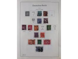 1872/1966, gestempelte und postfrische/ungebrauchte alte Sammlung in zwei Vordruckalben, ab Deutsches Reich gestempelt in den