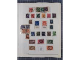 1872/1966, gestempelte und postfrische/ungebrauchte alte Sammlung in zwei Vordruckalben, ab Deutsches Reich gestempelt in den