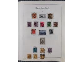 1872/1966, gestempelte und postfrische/ungebrauchte alte Sammlung in zwei Vordruckalben, ab Deutsches Reich gestempelt in den