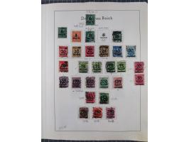 1872/1966, gestempelte und postfrische/ungebrauchte alte Sammlung in zwei Vordruckalben, ab Deutsches Reich gestempelt in den