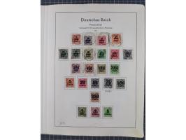 1872/1966, gestempelte und postfrische/ungebrauchte alte Sammlung in zwei Vordruckalben, ab Deutsches Reich gestempelt in den