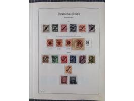1872/1966, gestempelte und postfrische/ungebrauchte alte Sammlung in zwei Vordruckalben, ab Deutsches Reich gestempelt in den