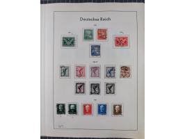 1872/1966, gestempelte und postfrische/ungebrauchte alte Sammlung in zwei Vordruckalben, ab Deutsches Reich gestempelt in den