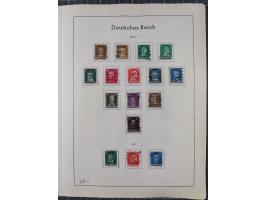 1872/1966, gestempelte und postfrische/ungebrauchte alte Sammlung in zwei Vordruckalben, ab Deutsches Reich gestempelt in den