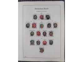1872/1966, gestempelte und postfrische/ungebrauchte alte Sammlung in zwei Vordruckalben, ab Deutsches Reich gestempelt in den