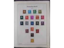 1872/1966, gestempelte und postfrische/ungebrauchte alte Sammlung in zwei Vordruckalben, ab Deutsches Reich gestempelt in den