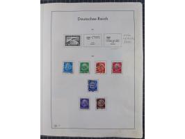 1872/1966, gestempelte und postfrische/ungebrauchte alte Sammlung in zwei Vordruckalben, ab Deutsches Reich gestempelt in den