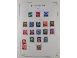 1872/1966, gestempelte und postfrische/ungebrauchte alte Sammlung in zwei Vordruckalben, ab Deutsches Reich gestempelt in den