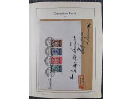 1872/1966, gestempelte und postfrische/ungebrauchte alte Sammlung in zwei Vordruckalben, ab Deutsches Reich gestempelt in den