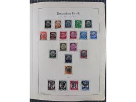 1872/1966, gestempelte und postfrische/ungebrauchte alte Sammlung in zwei Vordruckalben, ab Deutsches Reich gestempelt in den