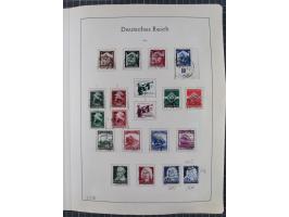 1872/1966, gestempelte und postfrische/ungebrauchte alte Sammlung in zwei Vordruckalben, ab Deutsches Reich gestempelt in den