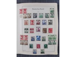 1872/1966, gestempelte und postfrische/ungebrauchte alte Sammlung in zwei Vordruckalben, ab Deutsches Reich gestempelt in den