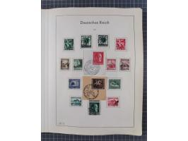 1872/1966, gestempelte und postfrische/ungebrauchte alte Sammlung in zwei Vordruckalben, ab Deutsches Reich gestempelt in den