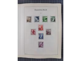 1872/1966, gestempelte und postfrische/ungebrauchte alte Sammlung in zwei Vordruckalben, ab Deutsches Reich gestempelt in den