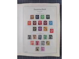 1872/1966, gestempelte und postfrische/ungebrauchte alte Sammlung in zwei Vordruckalben, ab Deutsches Reich gestempelt in den