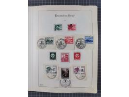 1872/1966, gestempelte und postfrische/ungebrauchte alte Sammlung in zwei Vordruckalben, ab Deutsches Reich gestempelt in den