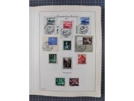 1872/1966, gestempelte und postfrische/ungebrauchte alte Sammlung in zwei Vordruckalben, ab Deutsches Reich gestempelt in den