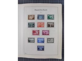 1872/1966, gestempelte und postfrische/ungebrauchte alte Sammlung in zwei Vordruckalben, ab Deutsches Reich gestempelt in den