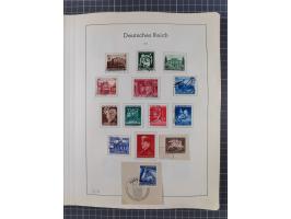 1872/1966, gestempelte und postfrische/ungebrauchte alte Sammlung in zwei Vordruckalben, ab Deutsches Reich gestempelt in den