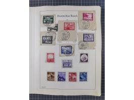 1872/1966, gestempelte und postfrische/ungebrauchte alte Sammlung in zwei Vordruckalben, ab Deutsches Reich gestempelt in den