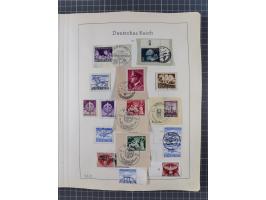 1872/1966, gestempelte und postfrische/ungebrauchte alte Sammlung in zwei Vordruckalben, ab Deutsches Reich gestempelt in den