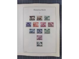 1872/1966, gestempelte und postfrische/ungebrauchte alte Sammlung in zwei Vordruckalben, ab Deutsches Reich gestempelt in den