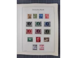 1872/1966, gestempelte und postfrische/ungebrauchte alte Sammlung in zwei Vordruckalben, ab Deutsches Reich gestempelt in den