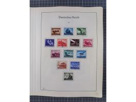 1872/1966, gestempelte und postfrische/ungebrauchte alte Sammlung in zwei Vordruckalben, ab Deutsches Reich gestempelt in den