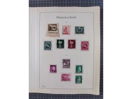 1872/1966, gestempelte und postfrische/ungebrauchte alte Sammlung in zwei Vordruckalben, ab Deutsches Reich gestempelt in den