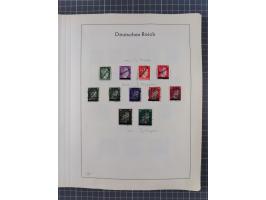 1872/1966, gestempelte und postfrische/ungebrauchte alte Sammlung in zwei Vordruckalben, ab Deutsches Reich gestempelt in den