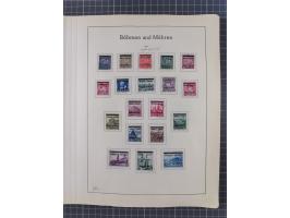 1872/1966, gestempelte und postfrische/ungebrauchte alte Sammlung in zwei Vordruckalben, ab Deutsches Reich gestempelt in den