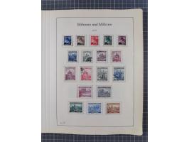 1872/1966, gestempelte und postfrische/ungebrauchte alte Sammlung in zwei Vordruckalben, ab Deutsches Reich gestempelt in den