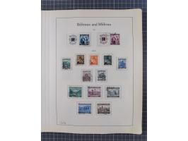 1872/1966, gestempelte und postfrische/ungebrauchte alte Sammlung in zwei Vordruckalben, ab Deutsches Reich gestempelt in den