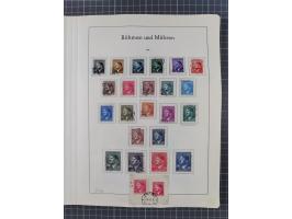 1872/1966, gestempelte und postfrische/ungebrauchte alte Sammlung in zwei Vordruckalben, ab Deutsches Reich gestempelt in den