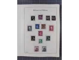 1872/1966, gestempelte und postfrische/ungebrauchte alte Sammlung in zwei Vordruckalben, ab Deutsches Reich gestempelt in den