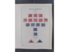 1872/1966, gestempelte und postfrische/ungebrauchte alte Sammlung in zwei Vordruckalben, ab Deutsches Reich gestempelt in den