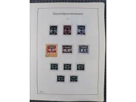 1872/1966, gestempelte und postfrische/ungebrauchte alte Sammlung in zwei Vordruckalben, ab Deutsches Reich gestempelt in den