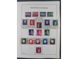 1872/1966, gestempelte und postfrische/ungebrauchte alte Sammlung in zwei Vordruckalben, ab Deutsches Reich gestempelt in den