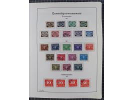 1872/1966, gestempelte und postfrische/ungebrauchte alte Sammlung in zwei Vordruckalben, ab Deutsches Reich gestempelt in den