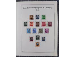 1872/1966, gestempelte und postfrische/ungebrauchte alte Sammlung in zwei Vordruckalben, ab Deutsches Reich gestempelt in den