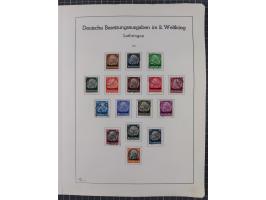 1872/1966, gestempelte und postfrische/ungebrauchte alte Sammlung in zwei Vordruckalben, ab Deutsches Reich gestempelt in den