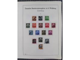 1872/1966, gestempelte und postfrische/ungebrauchte alte Sammlung in zwei Vordruckalben, ab Deutsches Reich gestempelt in den