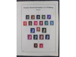 1872/1966, gestempelte und postfrische/ungebrauchte alte Sammlung in zwei Vordruckalben, ab Deutsches Reich gestempelt in den