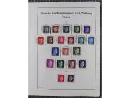 1872/1966, gestempelte und postfrische/ungebrauchte alte Sammlung in zwei Vordruckalben, ab Deutsches Reich gestempelt in den
