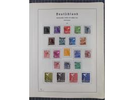 1872/1966, gestempelte und postfrische/ungebrauchte alte Sammlung in zwei Vordruckalben, ab Deutsches Reich gestempelt in den