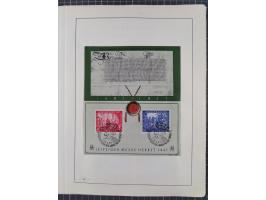 1872/1966, gestempelte und postfrische/ungebrauchte alte Sammlung in zwei Vordruckalben, ab Deutsches Reich gestempelt in den