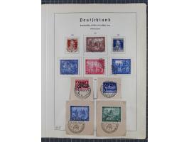 1872/1966, gestempelte und postfrische/ungebrauchte alte Sammlung in zwei Vordruckalben, ab Deutsches Reich gestempelt in den