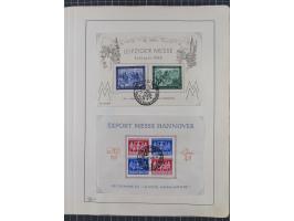 1872/1966, gestempelte und postfrische/ungebrauchte alte Sammlung in zwei Vordruckalben, ab Deutsches Reich gestempelt in den