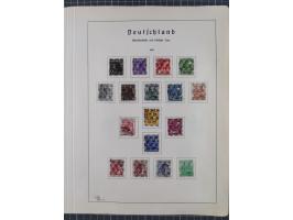 1872/1966, gestempelte und postfrische/ungebrauchte alte Sammlung in zwei Vordruckalben, ab Deutsches Reich gestempelt in den